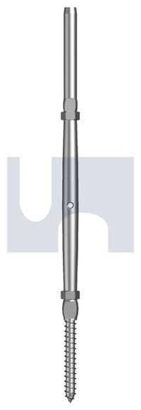 BOTTLESCREW LAG / SWAGE STAINLESS M 6 1/8 WIRE